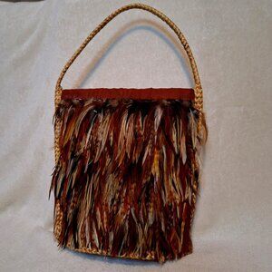 Rare & Unique Feather Handbag